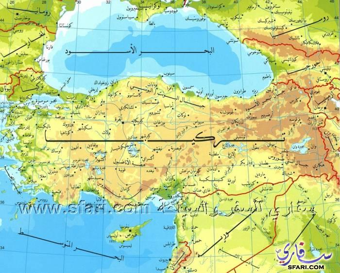 خريطة تركيا بالعربي - تعرف على خريطة تركيا بالعربية 6140 7