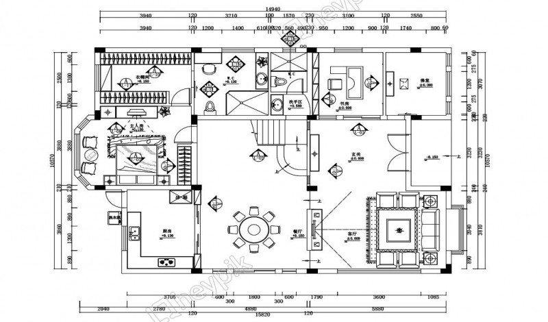 بيت 400 متر-مخطط تصميم بيت 400متر 14818 1