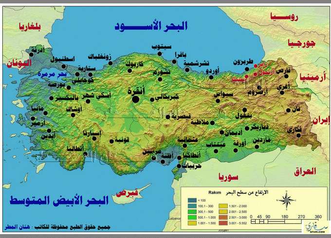 خريطة تركيا بالعربي - تعرف على خريطة تركيا بالعربية 6140