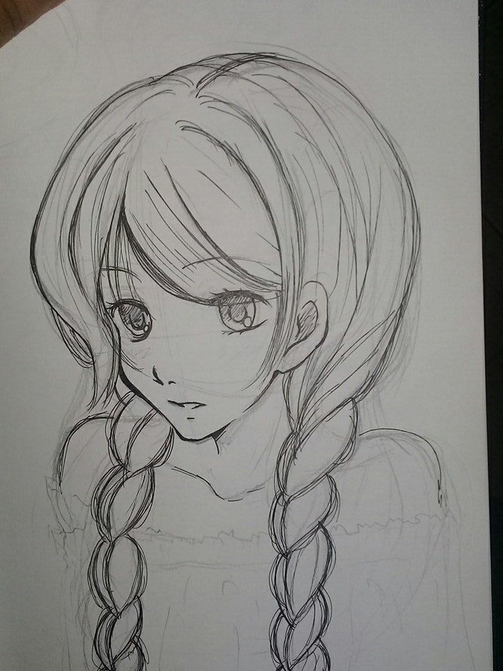 رسم انمي - رسومات انمي سهله وجميله 2495 10