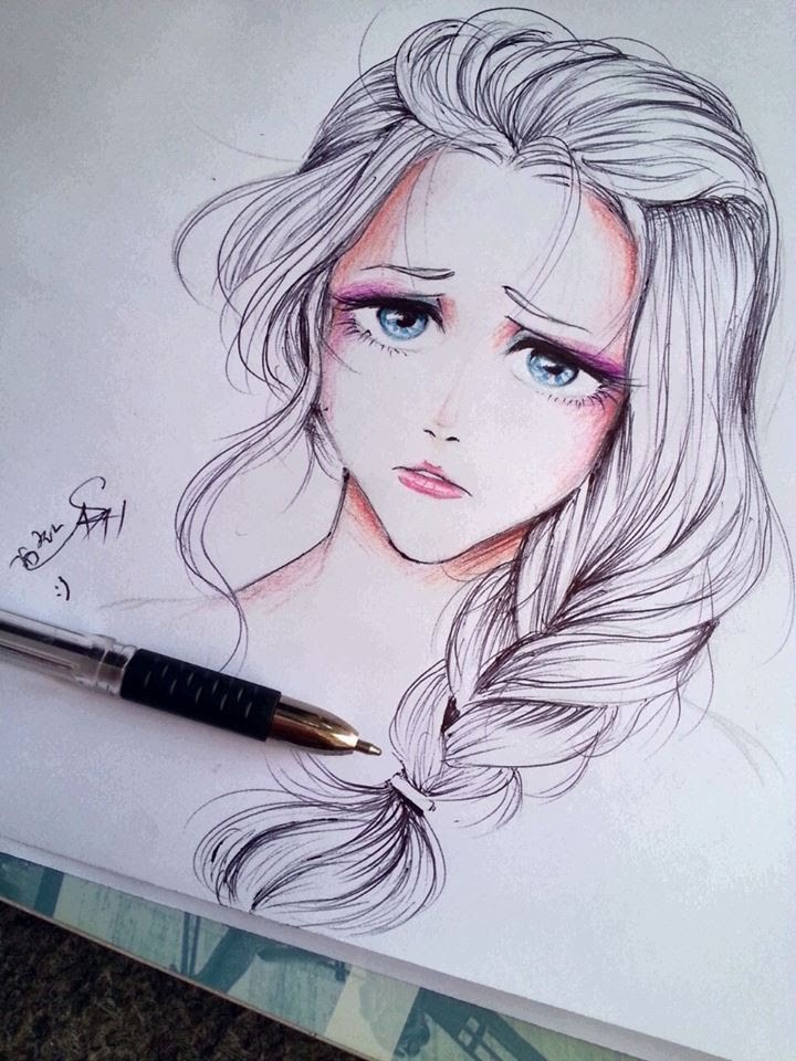 رسم انمي - رسومات انمي سهله وجميله 2495 11